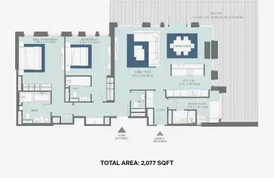 Meraas Bluewaters Residences - 3